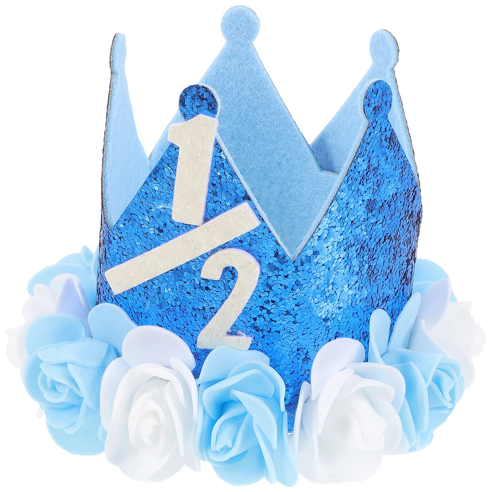

Birthday Crown Hat Hat Half Birthday Crown Cap For Shower Party Photo Prop Decor, Durable Comfortable