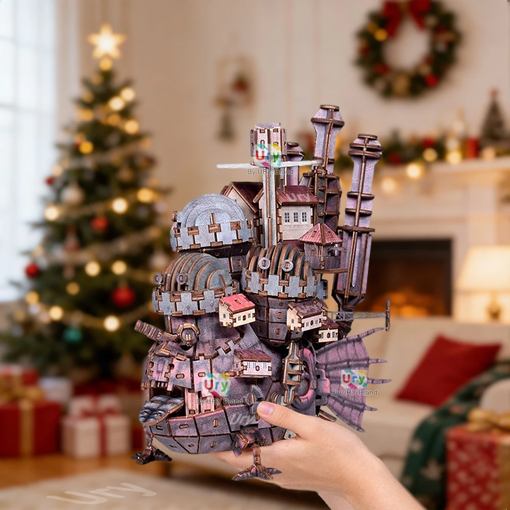 3D Wooden Magic Castle Puzzle - DIY Model Kit 6