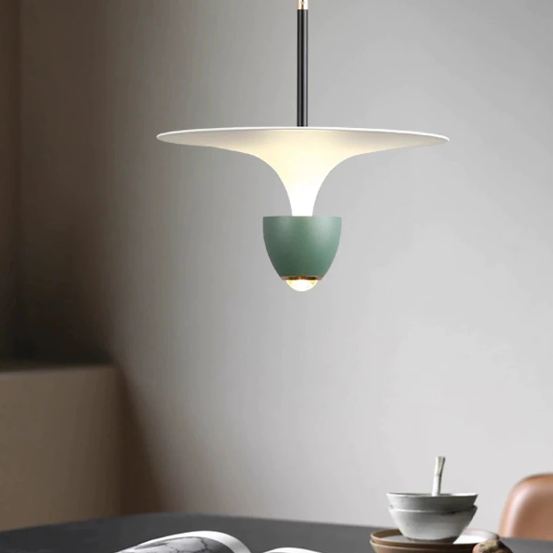 Modern Creative LED Pendant Lamp Simple Touch Lifting Pendant Light Bedroom Corridor Bedhead Pendant Lights Corridor Bar Lights