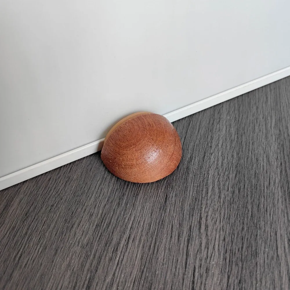 Anti Collision Pad Design Silent Door Stop Wooden Self Adhesive Door Stop Under Door Draft Stopper for Office Home Improvement