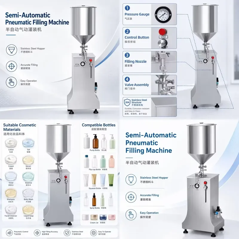 Wholesale High Precision Essential Oil Vertical Liquid Filling Machine for Small Bottle Packaging Production Line Equipment