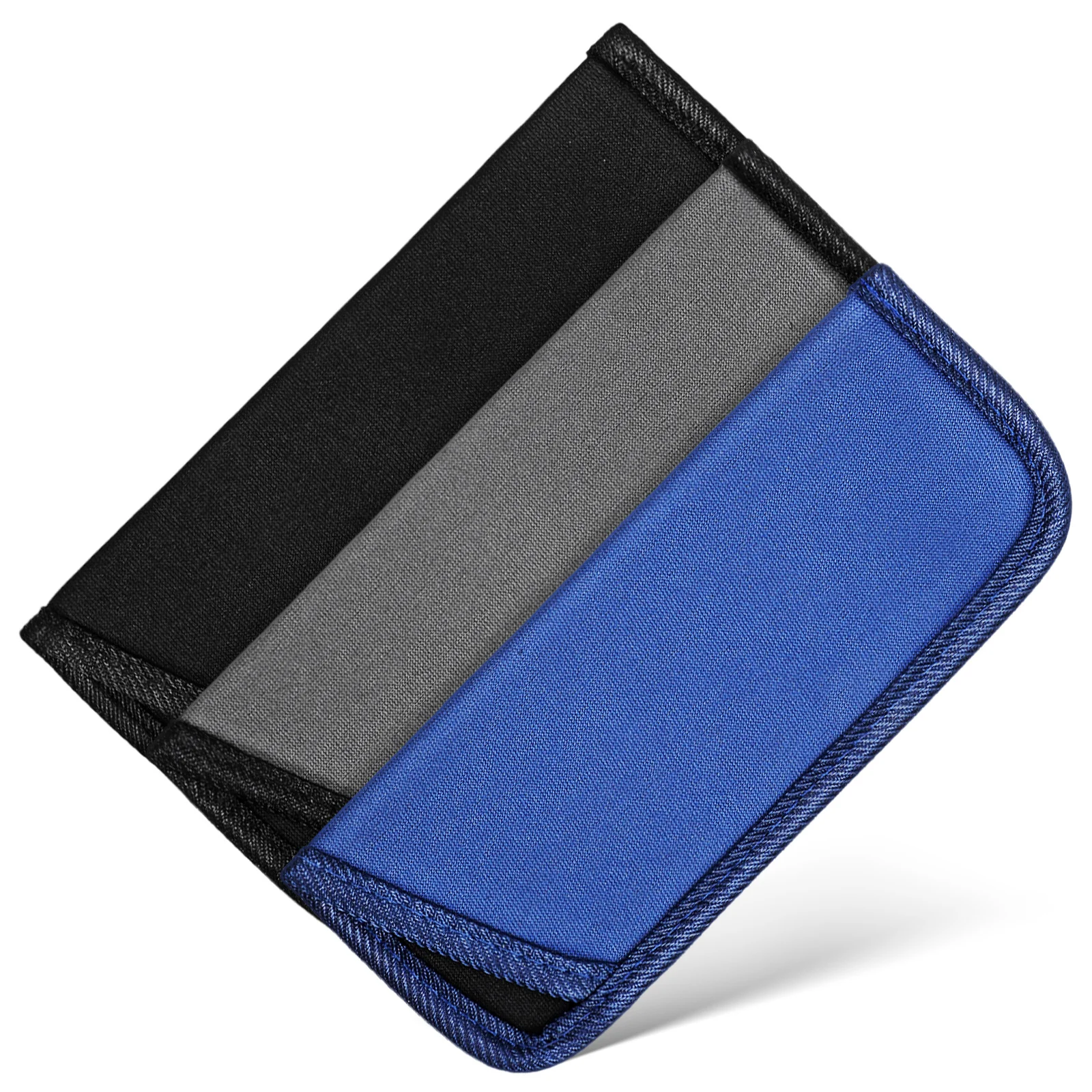 

3pcs Slim Eyeglass Case Soft Pouch For Glasses Sunglasses Protection Portable Eyewear Storage Holder Small Sleeve Universal Fit