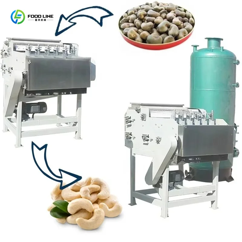 Customized Low Price Cashew Processing Machine Nut Shell Breaking Equipment