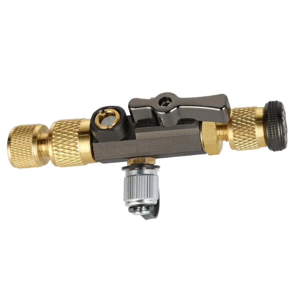 HVAC Valve Core Removal Tool With Sight Glass 1/4 5/16 Inch Brass Stainless Steel For AC Refrigeration For Service Port Repair