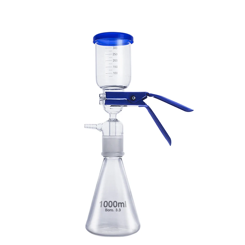 Lab Medical Glassware Vacuum Filtration Membrane Buchner Funnel Flask Sand Core Glass Refilling Bottle Filtering Apparatus Kit