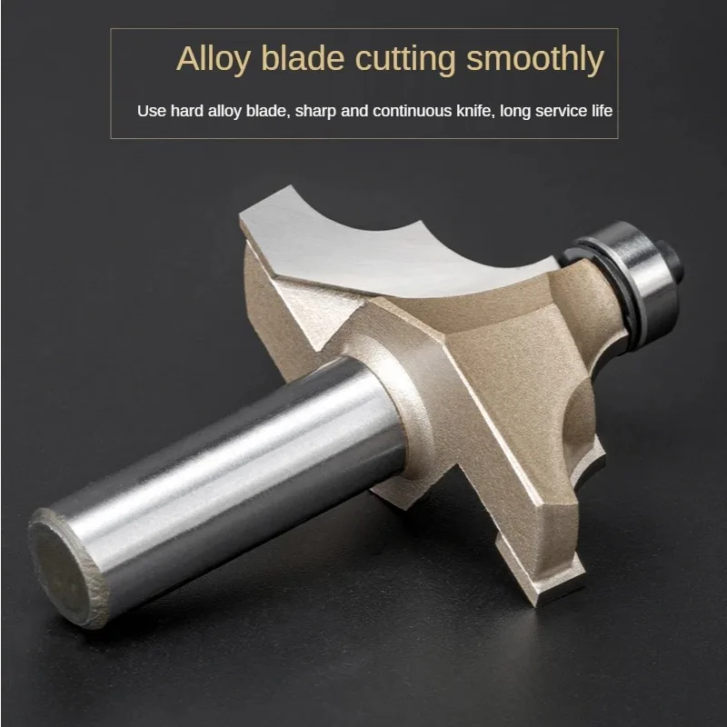 1/4 1/2 Inch Shank Double R Line Milling Cutter Use for Engraving Machine Hardwood Processing Woodworking Tools Router Bits
