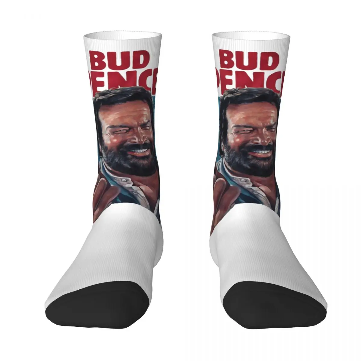 Bud Spencer Socks beautiful snow foxs Funny Stockings Winter Anti-Slip Couple Socks Quality Design Outdoor Sports Socks