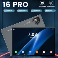 2025 New 16 Pro Tablet 10 inch Snapdragon 870 Tablet 16GB+1TB PC GPS 10000mAh Tablets For Children Kids Tab Android 4K Dual SIM