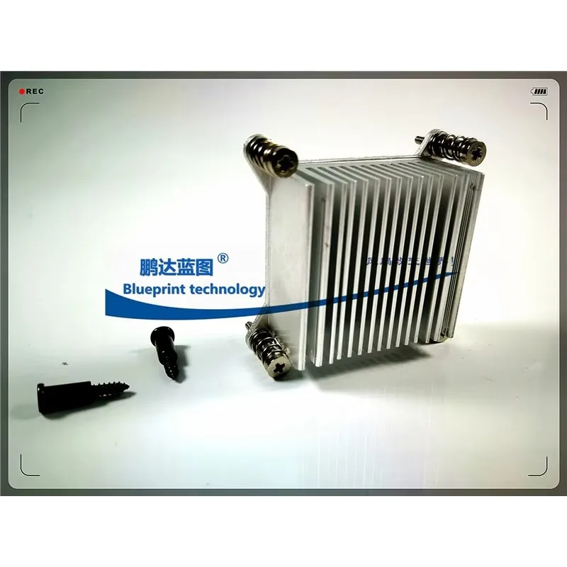 pa 38*36 * 18mm Suitable for 4cm Hole Spacing 41mm Bridge Chips Onboad Video Cooling Fin Aluminum Sheet Radiator 38*36 * 18mm
