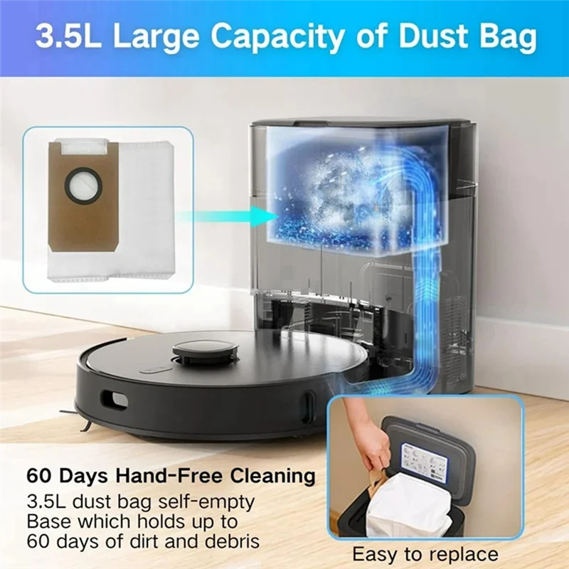 

AA76-24PCS Replacement Spare Parts For AIRROBO T20 Robot Vacuum Cleaner Side Brush Hepa Filter Dust Bag Accessories