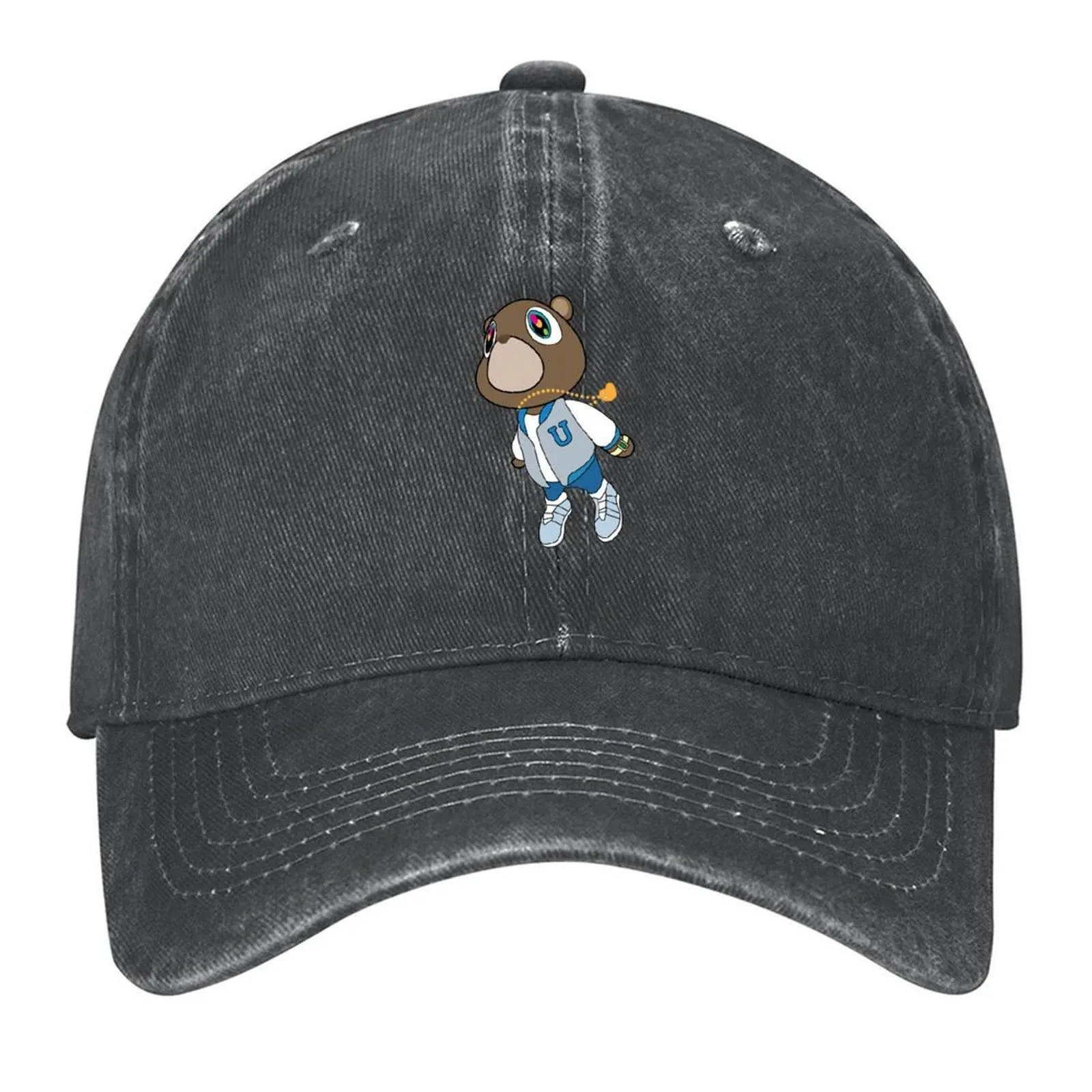 

Kanye West Graduation Bear Baseball Cap black Golf luxury woman cap winter hats for men Women Beach Fashion Men's