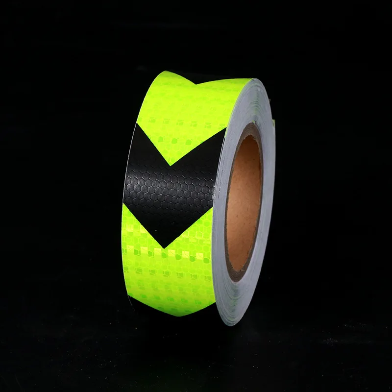 5CMX10M/Roll Car Arrow Reflective Tape Decoration Strips Safety Mark Warning Reflectante Stickers For Car