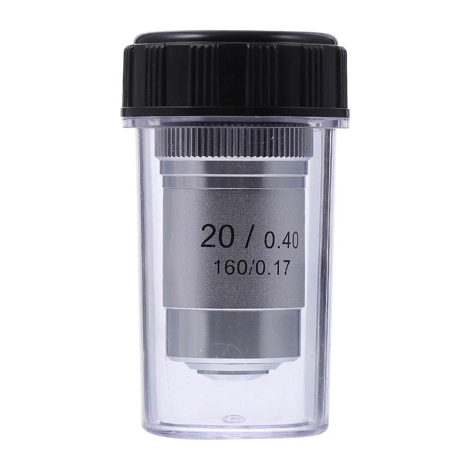 

20X Objective Lens For Biological Microscope Steel Shell Precision Machined Smooth Surface Increase Contrast Labs Use