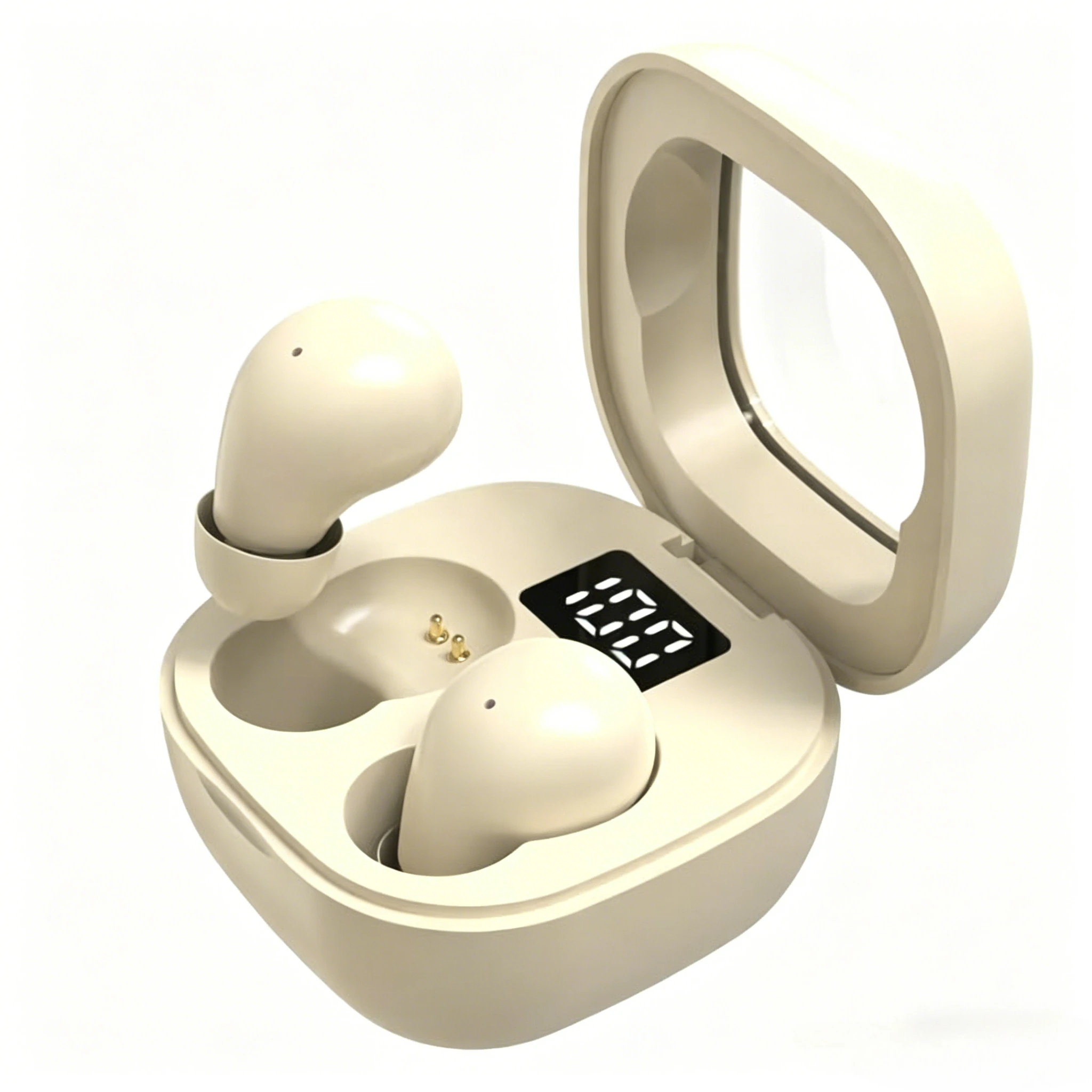 イヤホン hide TRUE WIRELESS STEREO EARPHONES Super Mini Earphones Hidden Bluetooth Earbuds HIFI Stereo Noise