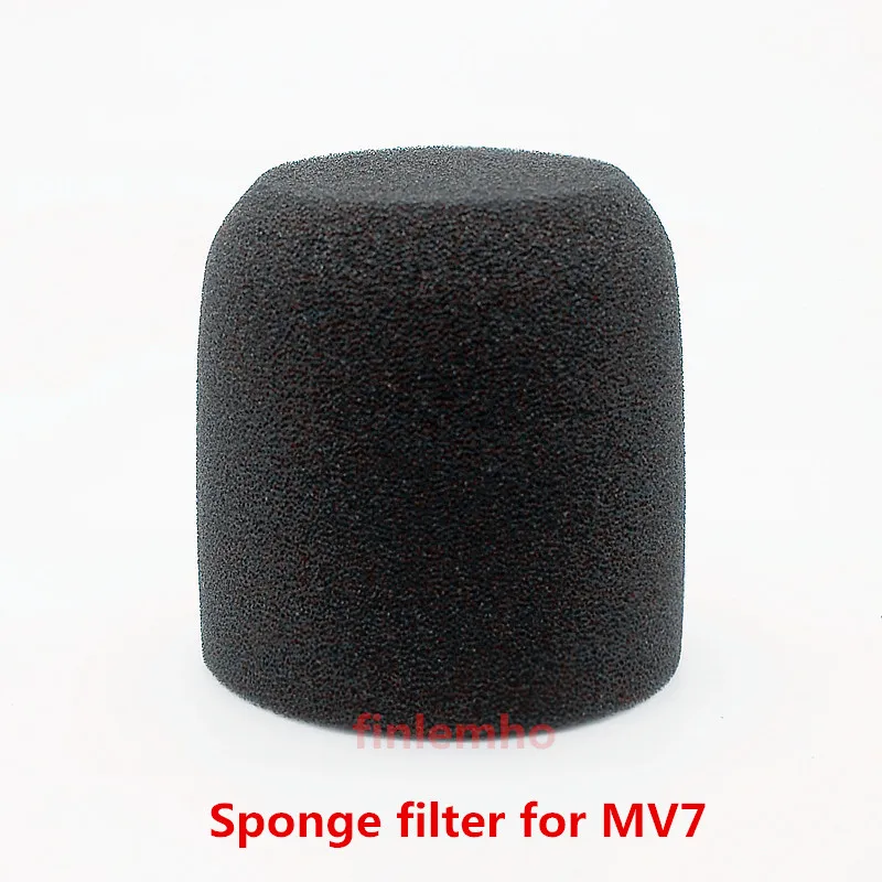 1PC Sponge Filter For MV7 Microphone Professional Recording Studio Broadcast Wind Shield Cover