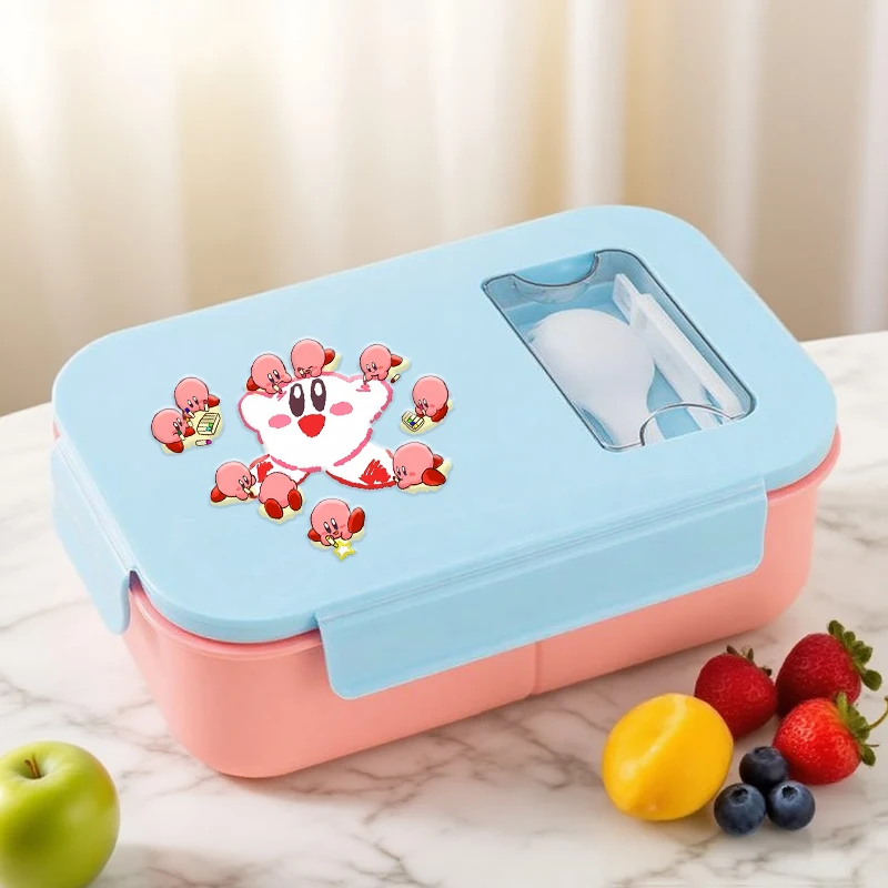 スターカービィ弁当箱 カトラリー付き 男の子 女の子 かわいい アニメ柄 弁当箱 子供 大人 ファッション 漫画 ライスボックス 食品容器