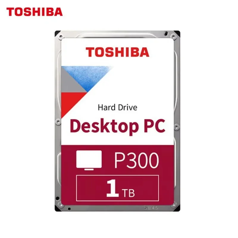 

2026 New For Toshiba P300 HDWD110 1TB Desktop Hard Drive 7200RPM SATA3 Red Disk 1TB 3.5 Inch