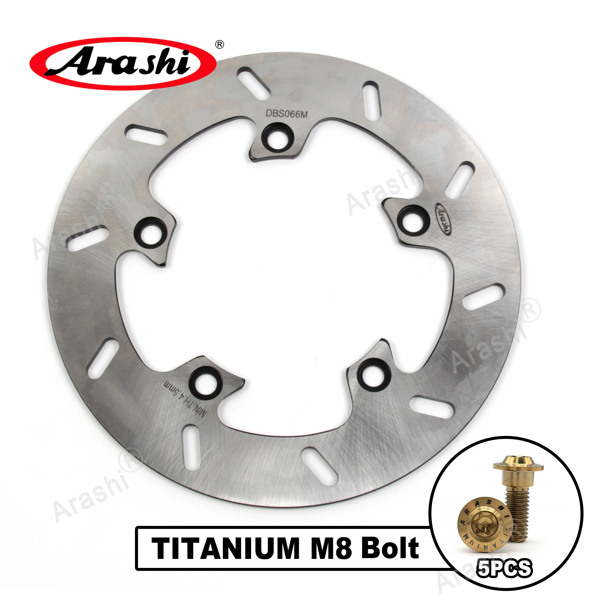 Arashi para suzuki gsf bandit 1250 2007-2011 cnc rotores de disco de freio traseiro gsf1250 2007 2008 2009 2010 2011 gsf bandit 1200 2006