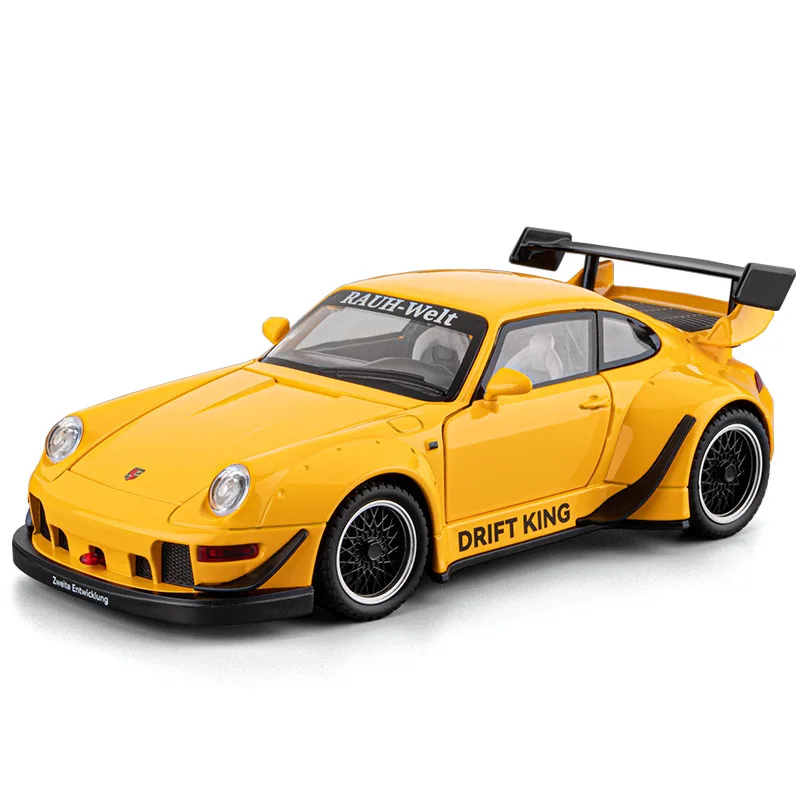 

1:22RWB993 alloy sports car model pull back four-wheel shock absorber boy toy retro decorative accessories