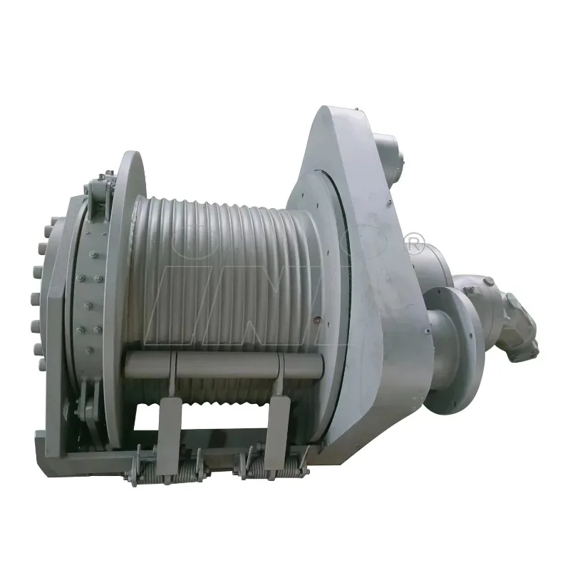 Continuous  Hydraulic Winch, 5 ton 10 tons 15 tons 20tons barge Electric/ Diesel engine powered winch with wire rope
