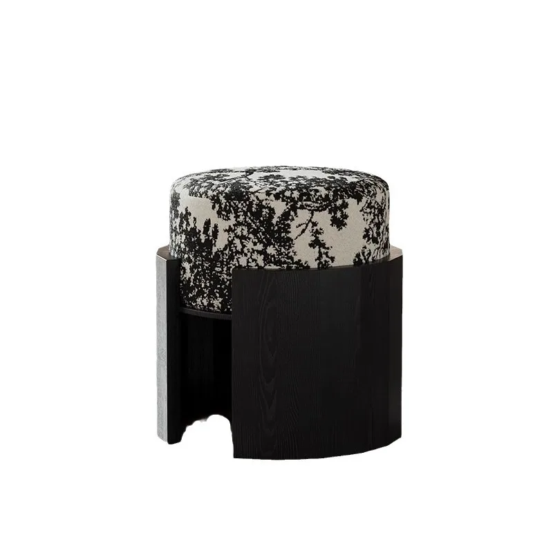 

Modern simple shoe changing stool bedroom retro style dressing stool