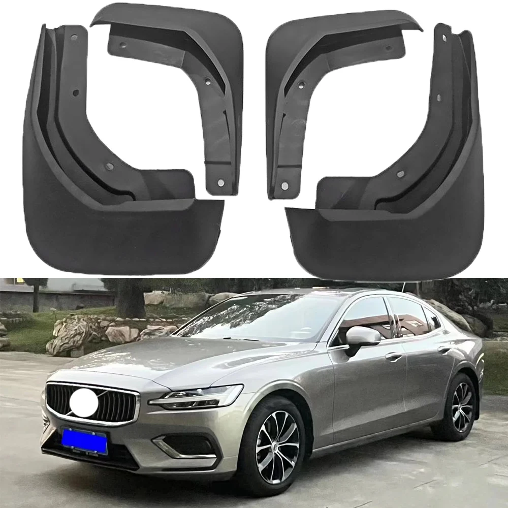 

High quality For Volvo S60 2020 2021 2022 2023 Mud Flaps Mudguards Anti-splash Fender Grade Front Rear Wheels Car Accessories