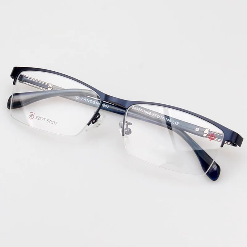 Rui Hao Eyewear Eyeglasses Frames Optical Prescription Spectacles Half Rimless Alloy Glasses Frame 92377