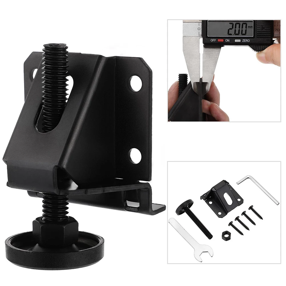 

4Pcs Adjustable Furniture Leg Leveler Heavy Duty Cabinet Leveling Feet Lock For Tables Shop Cabinets Furniture