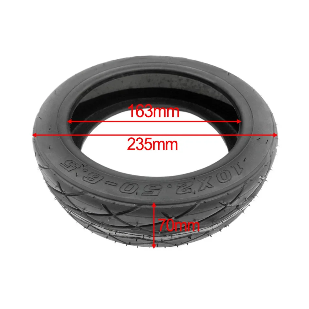 Adequate Grip and Support from the Vacuum Tire Suitable for Electric Scooters Size 10x2 50 6 5 with For Jelly Glue