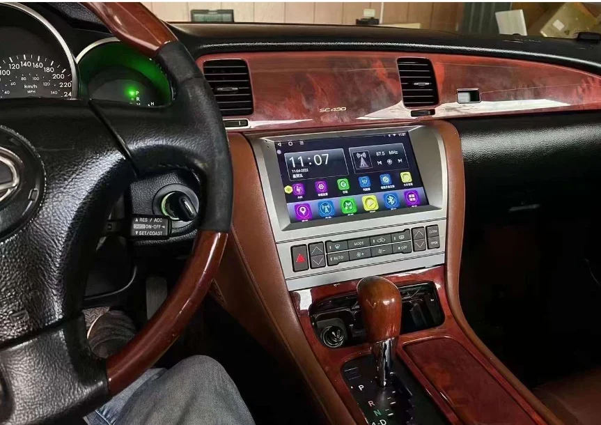 For Lexus SC430 2001-2010 Android Screen Car Radio Stereo Multimedia Player Tape Recorder GPS Navigation Bilit-in 360 Head Unit