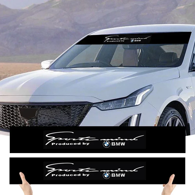 

Наклейки на лобовое стекло автомобиля, декоративные наклейки на переднюю и заднюю часть для BMW E46 E60 E39 F25 F35 F20 X1 X2 X3 X4 X5 X6 X7