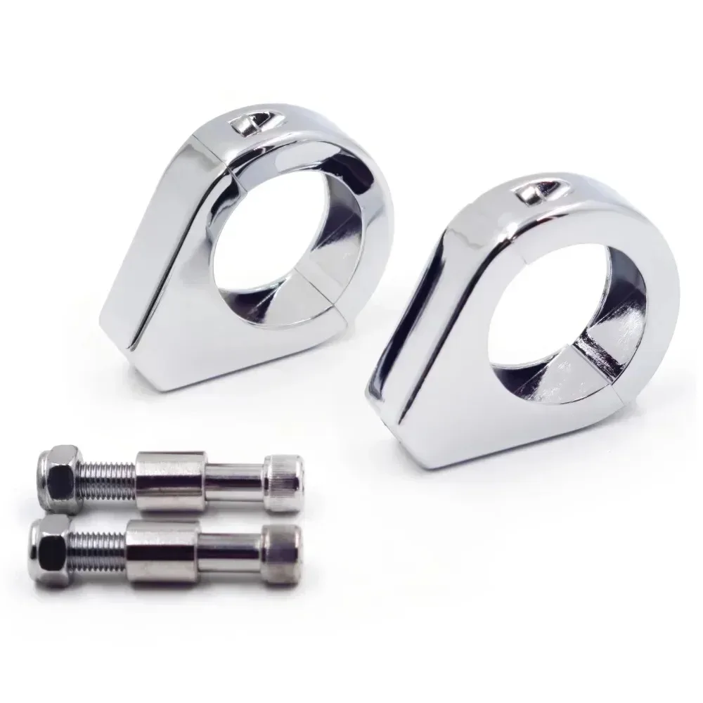 Зажимы для указателей поворота для крепления кронштейна Harley-Davidson Softail, 41 мм, вилка, детали мотоцикла