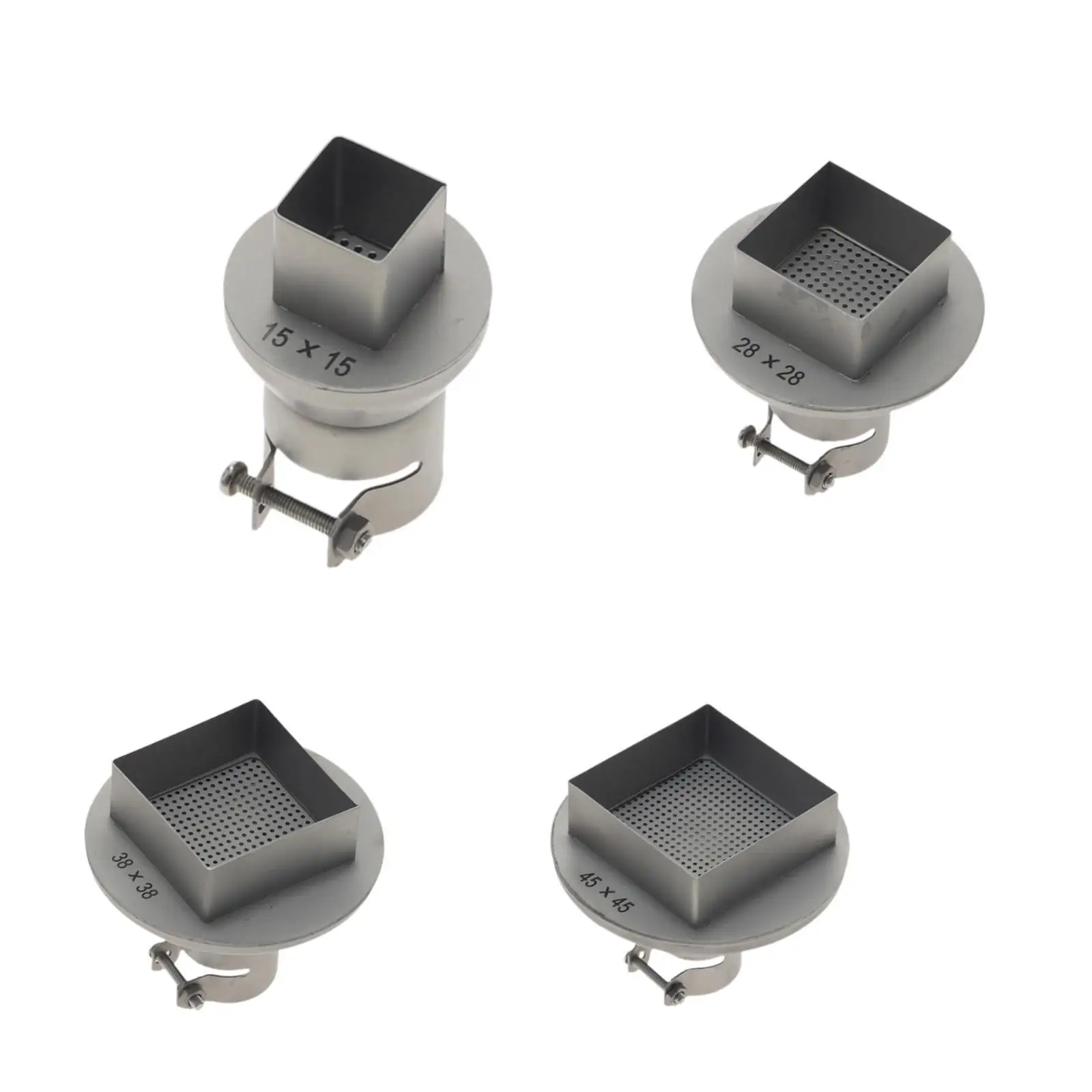 850 熱風ノズル 丈夫なステンレス鋼 850 リワーク用 角型