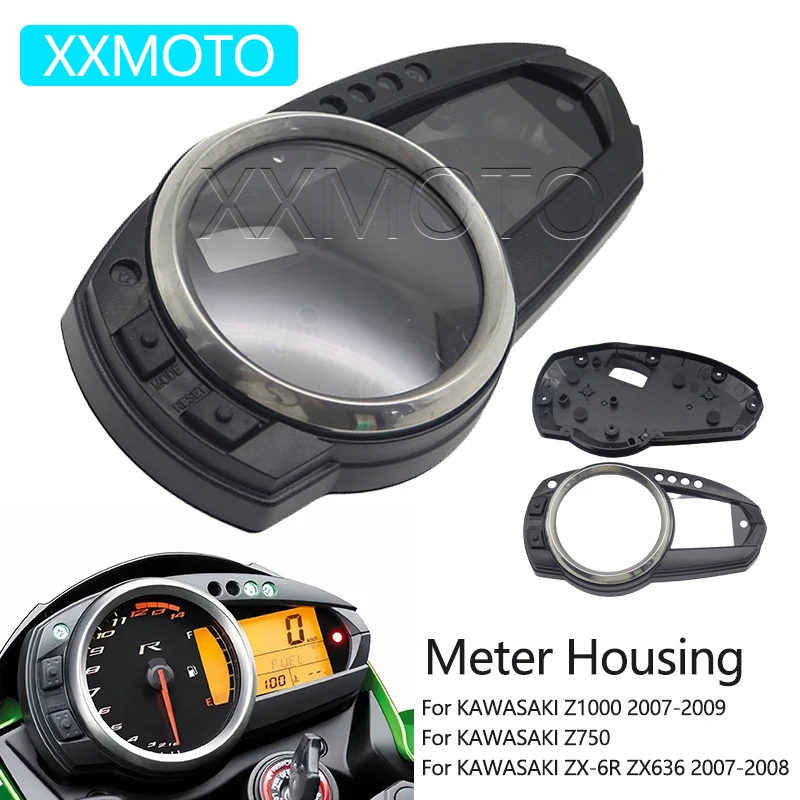 

For KAWASAKI Z1000 Z750 ZX-6R ZX636 Z 1000 750 ZX 6R 636 Motorcycle Instrument Shell Speedometer Gauge ZX6R Instrument Cover
