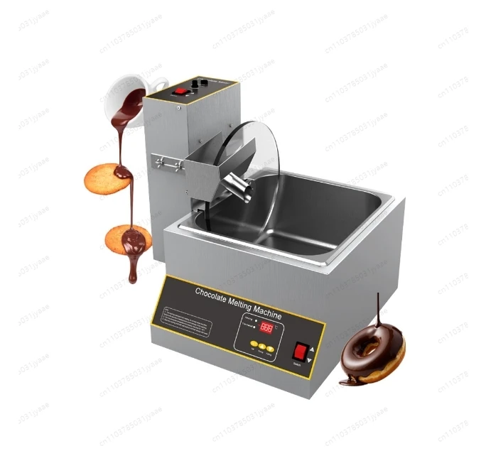 

Профессиональный миксер для шоколада, модель из нержавеющей стали с равномерным нагревом, специальная машина для кондитерских и отелей