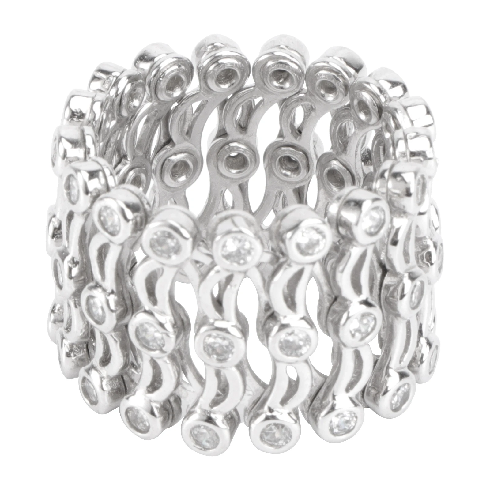 

Deformation Ring Bracelet Stretchy Ladies Wrist Chain Finger Rings Bracelets Hand Ornament Stretcher