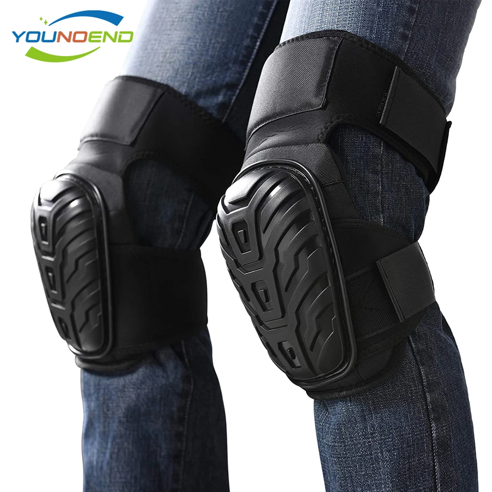 Professional Knee Pads with Heavy Duty Foam Padding and Comfortable Gel Cushion, Strong Double Straps and Adjustable Easy-Fix