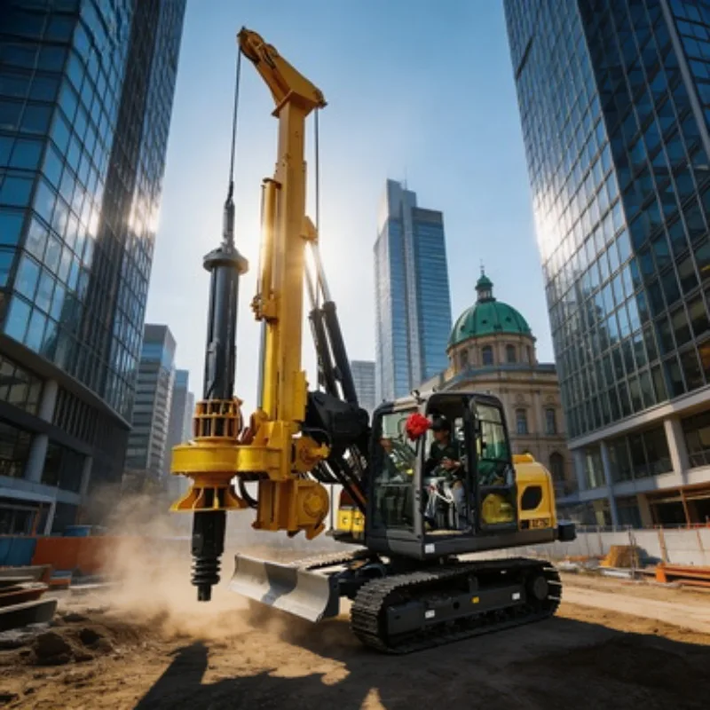 1500mm Diameter Rotary Drilling Rig Diesel Drill Rig Foundation Machine 56m Depth SR155 for Infrastructure Work