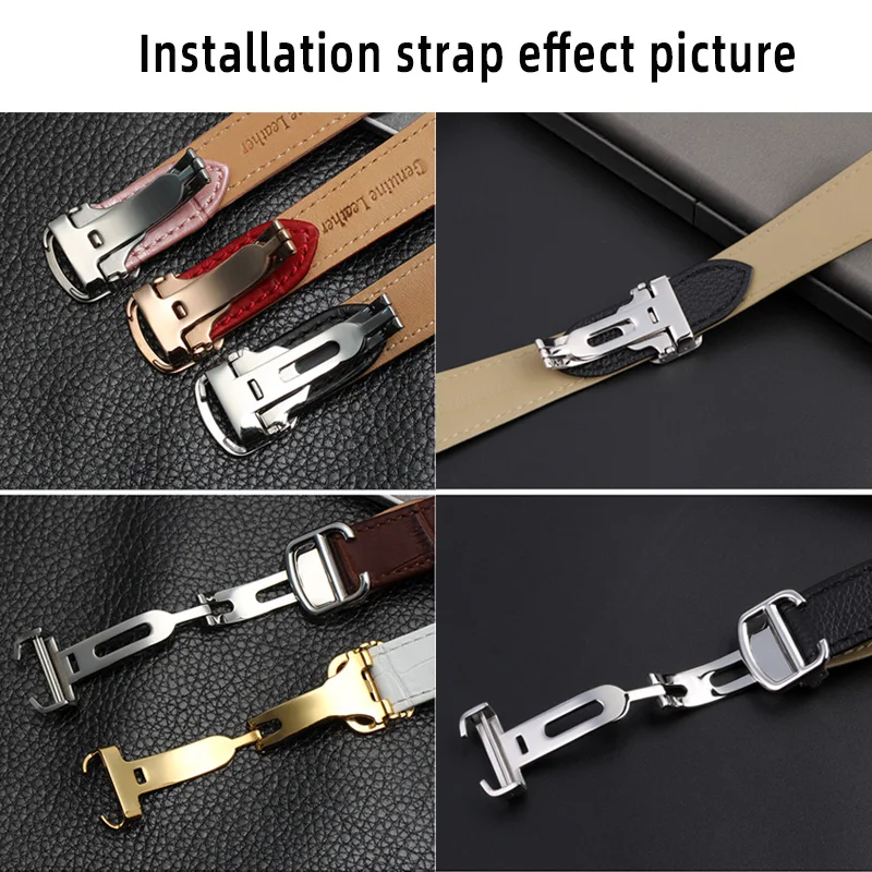 Stainless Steel Watchband Buckle For C-artier Blue Balloon Tank Claire Strap Watch-Buttom Accessories 14mm 16mm 18mm 20mm