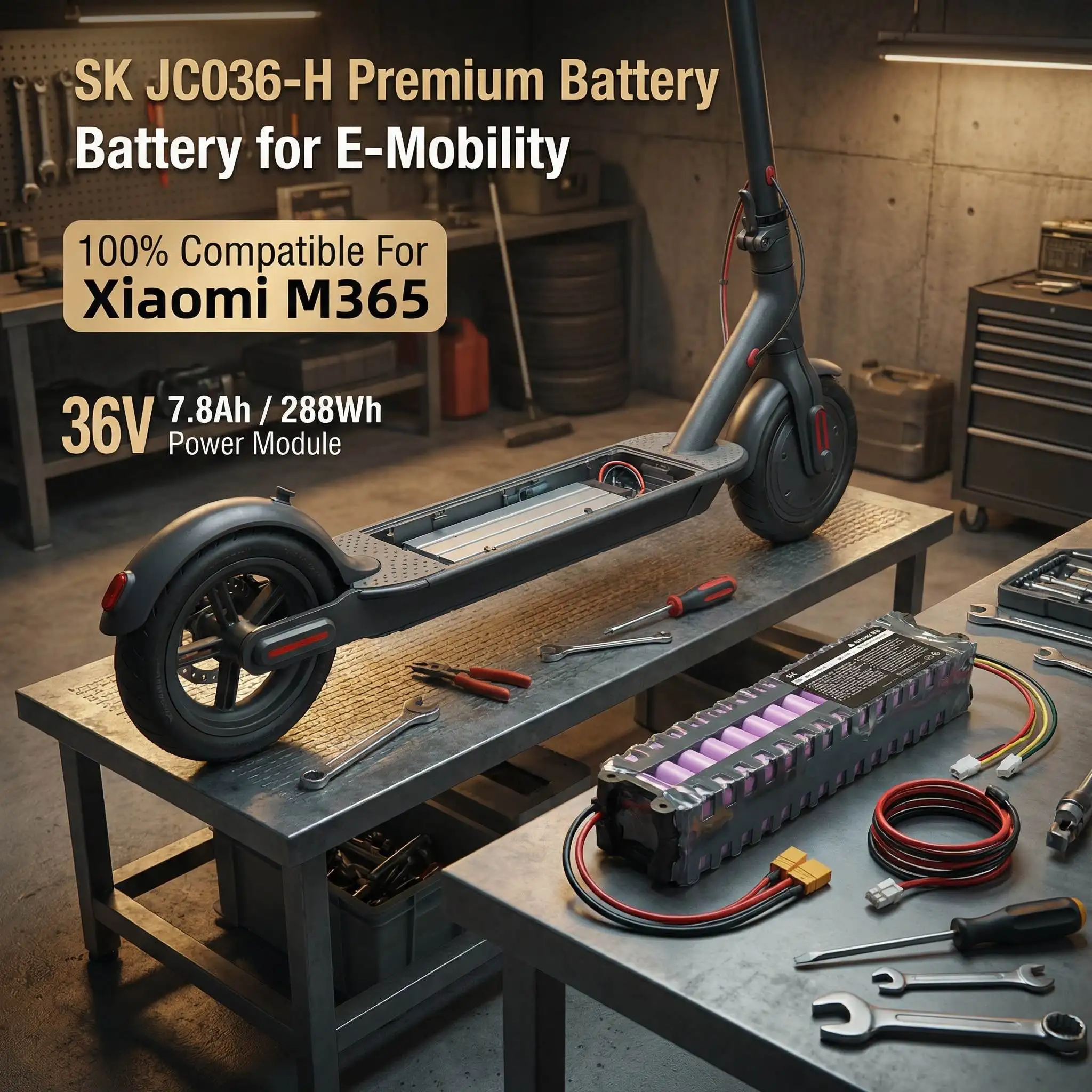2026 Erweiterte Reichweite 36V 7800mAh Original-Akku für Xiaomi M365 Pro - Verbesserte Scooter-Leistung