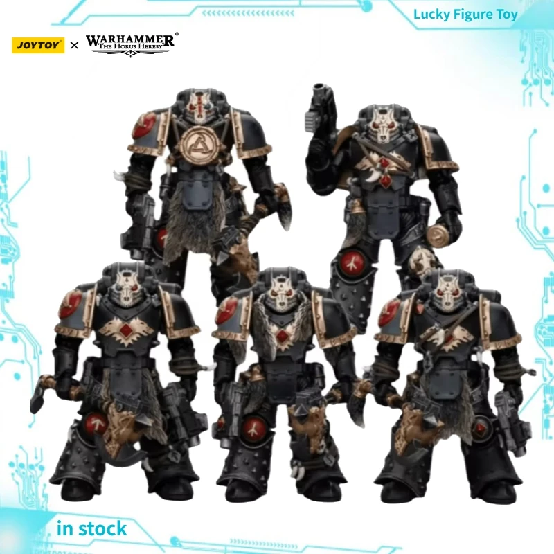 

Warhammer JOYTOY 40K Хорусская ересь Космические Волки Смертный Присяга Охотничья стая Волков Пять 1:18 Подвижная модель Коллекционный подарок В наличии