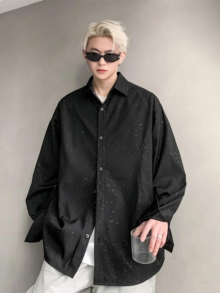 

Мужская рубашка Bla Long Sleeve с изысканным дизайном, новинка весенней коллекции, повседневная, на пуговицах, с эффектом легкости.