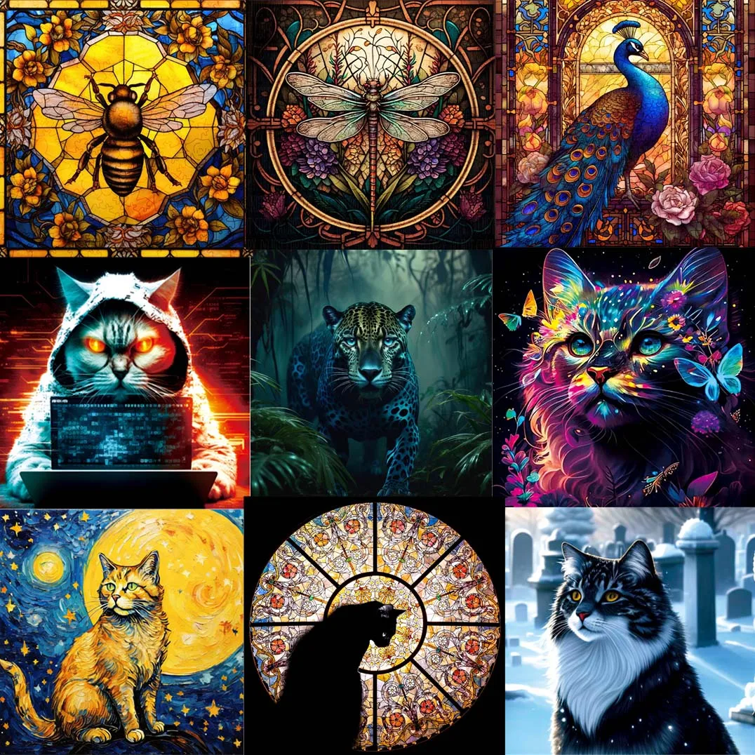 

Square Wooden Puzzle High Quality Animal Puzzles Brain Twister Toys for Kids Adult Moderately Difficult Wood Puzzle