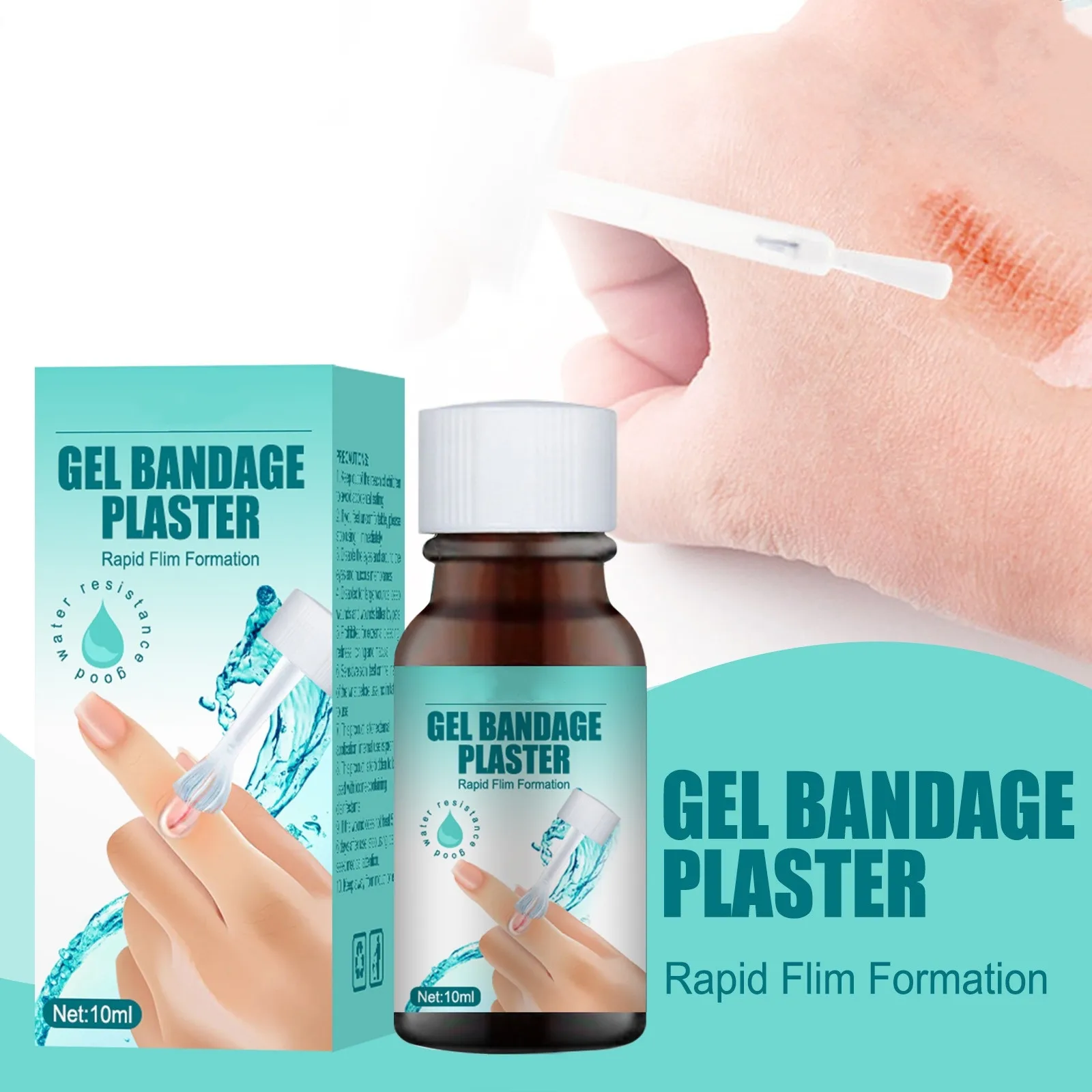 Gel Bandage Plaster Rapid Film Formation Trending Waterproof Liquid Bandage Bestseller Portable Wound Top Seller First Aid Care