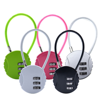 1pc Travel Combination Lock for Luggage, 3-Digit Code Lock for Suitcase Backpack Gym Locker, Multi-Purpose Security Lock