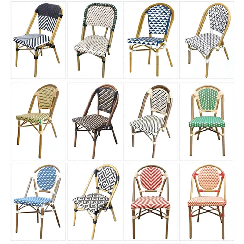 

French leisure table and chairs, outdoor courtyard, shrinking and simple milk tea shop, outdoor table