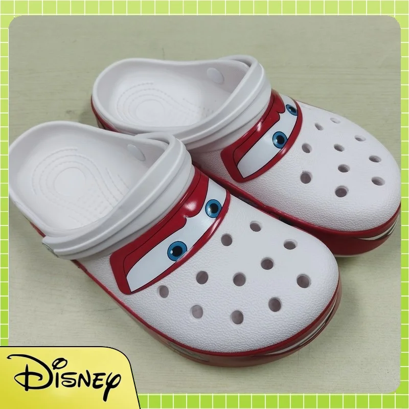 

new Disney Lightning McQueen Flashing Cave Shoes Student Fashion Personality Creative Soft and Breathable Slippers holiday gift