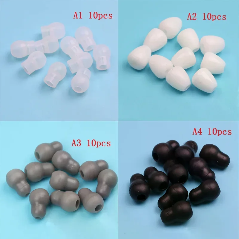 

'10pcs Soft Reusable Earplug Earpieces For Littmann Stethoscope Silicone