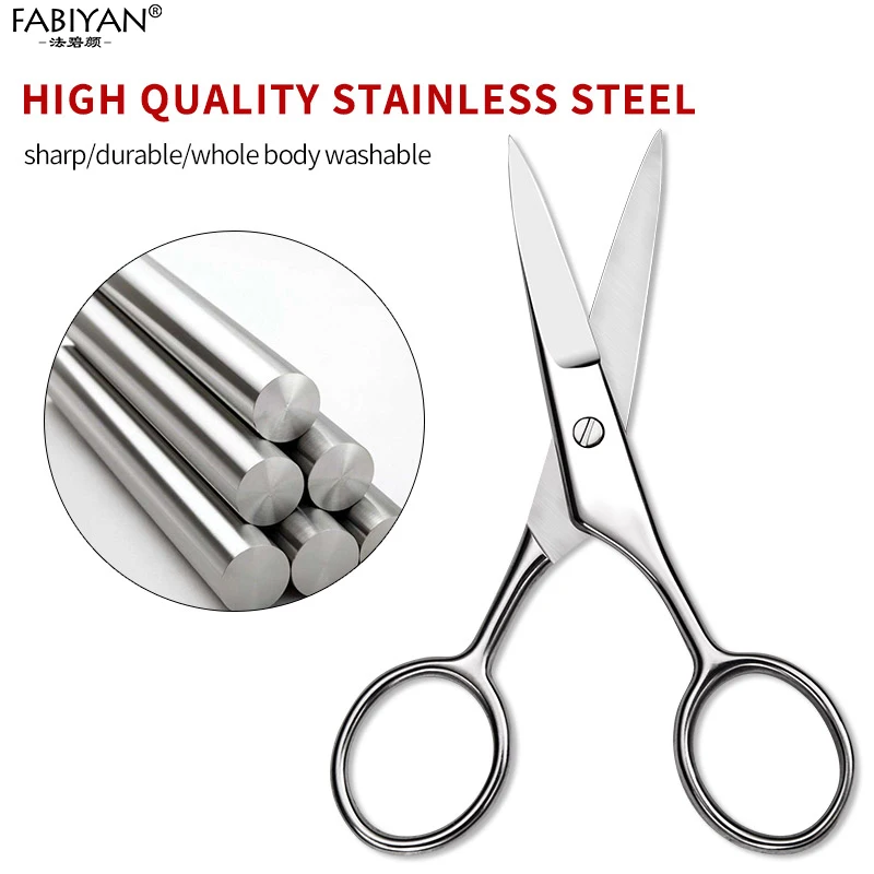 Stainless Steel Eyebrow Eyelash Nose Hair Scissors Remover Makeup Tool Nail Scissors Manicure Cuticle Remove Cutter Trimmer