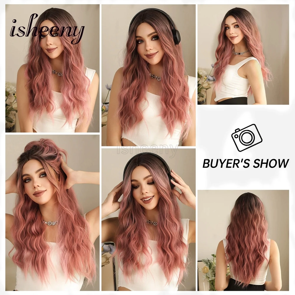 Isheeny ruban rose Pastel dans les Extensions de cheveux humains 10 pièces/pck Mini bande cheveux sur colle 12 16 20 pouces pièces de cheveux de couleur fantaisie